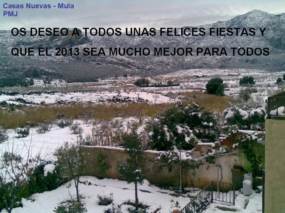 Feliz Navidad desde Casas Nuevas en Mula (Murcia)